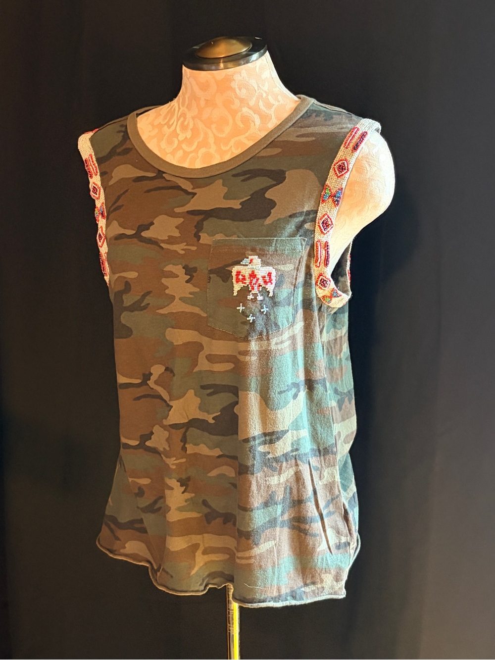 Denim & Supply Ralph Lauren Beaded Camo Tank - Picture 2 of 4